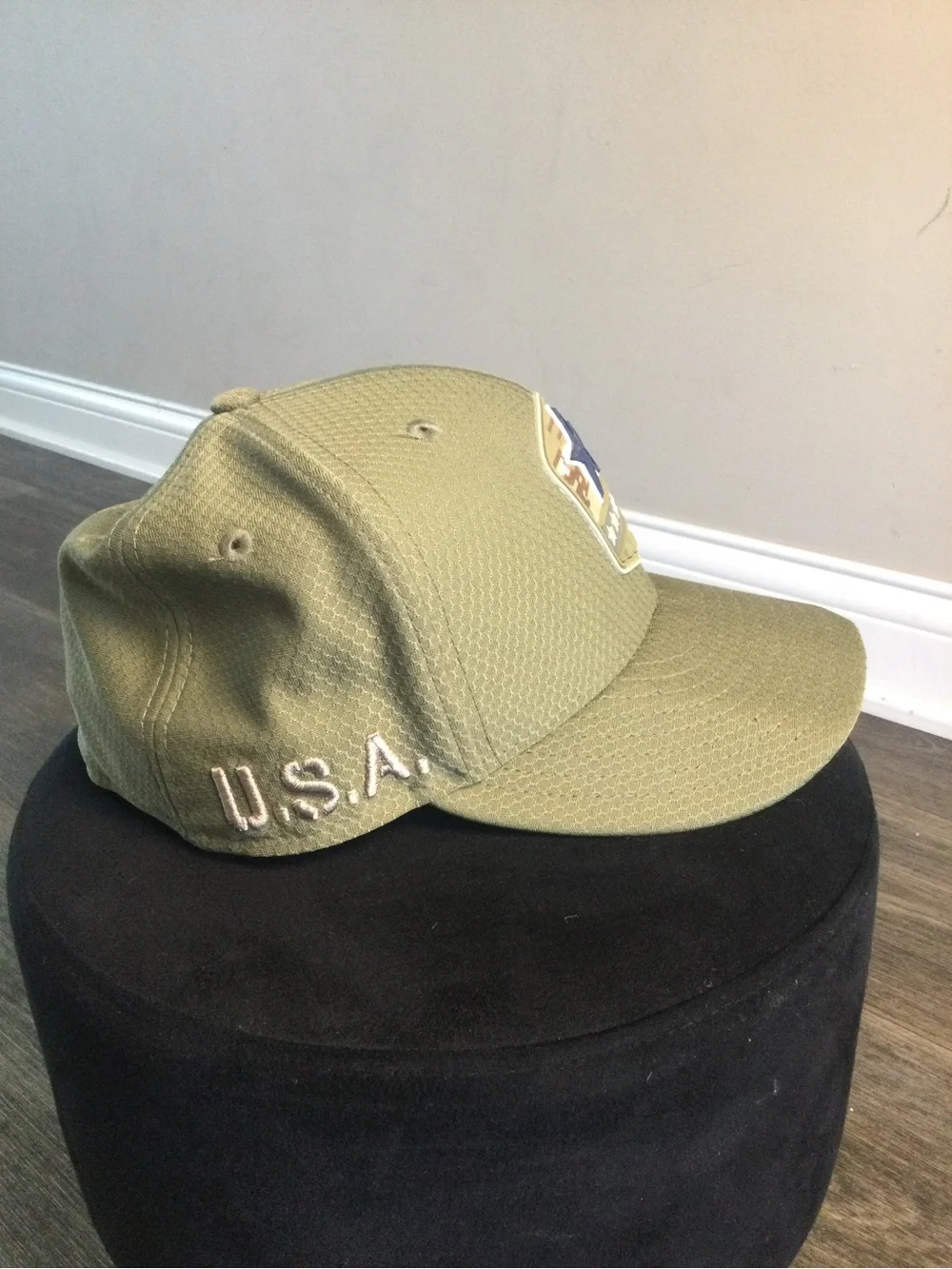 New Era olive green